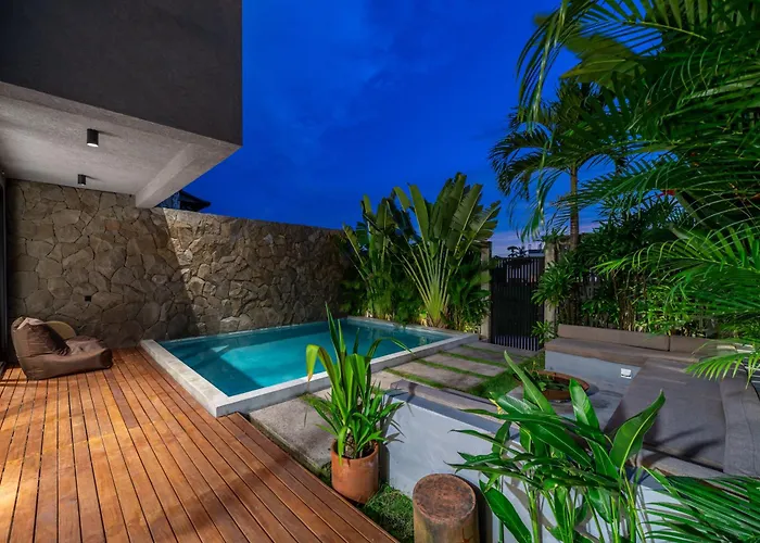 ヴィラ Predmet Padonan - Private Pool Retreat Rooftop & Outdoor Lounge チャングー
